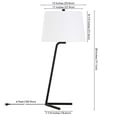 thumbnail image 3 of Hudson & Canal TL0889 Markos Tilted Blackened Bronze Table Lamp, 3 of 8