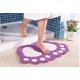 thumbnail image 3 of Alfombra De Baño Antideslizante Y Absorbente, Diseño De Pies Grandes, Poliéster, Morado, 40 X 60 Cm, 3 of 5