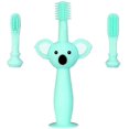 thumbnail image 1 of Kids Toothbrush,manual Baby Toothbrush With 2 Replacement Heads Silicone Teething Toothbru, 1 of 3