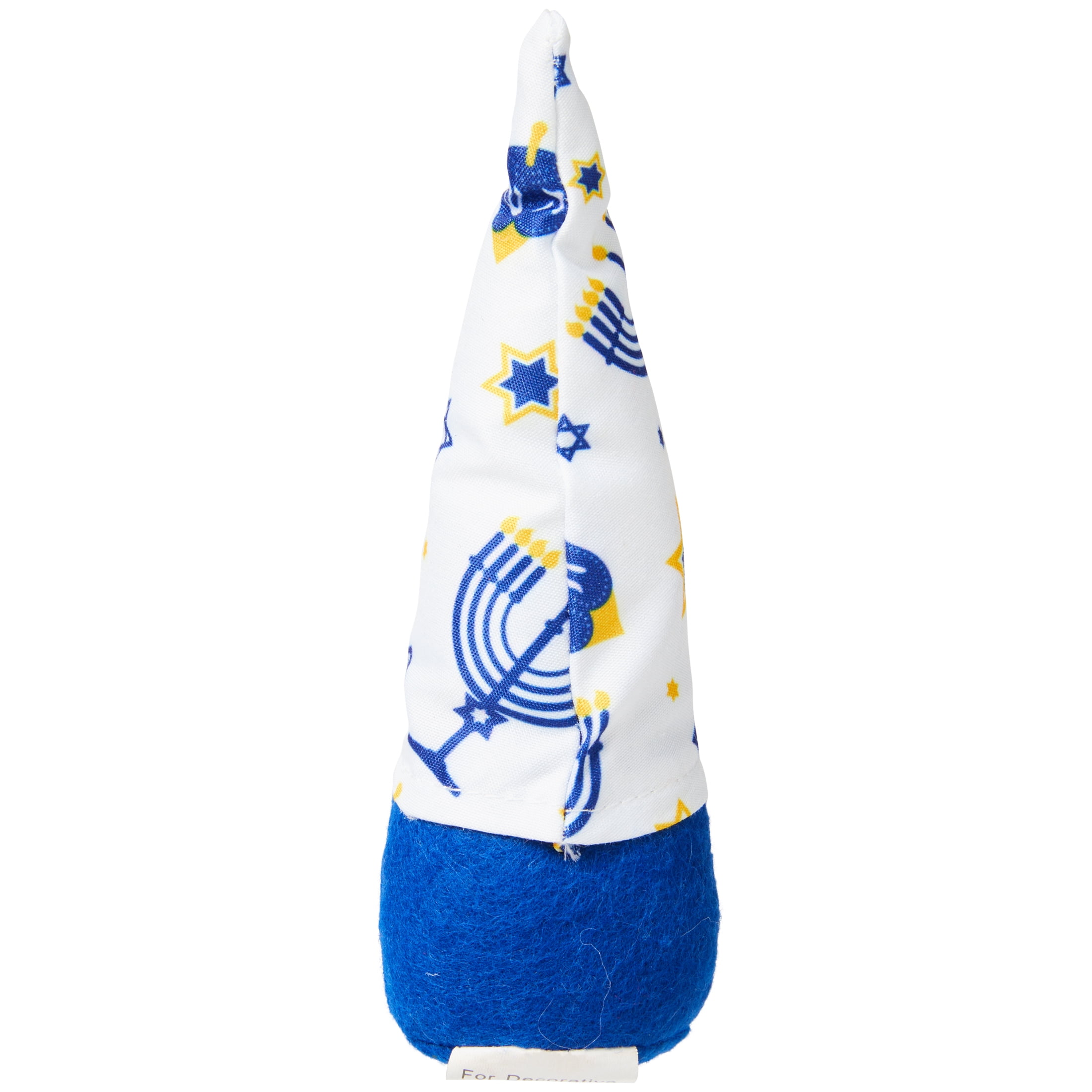 Hanukkah, White Menorah Gnome Tabletop Decoration, 7 inch, Way To Celebrate