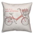 thumbnail image 2 of Creative Products Love is a Great Adventure 18x18 Spun Poly Pillow, 2 of 3
