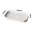thumbnail image 2 of Oggfader Non-Slip Double Layer Draining Tray, Rectangular Plastic Multi-Purpose Tray for Cups, Tea Sets, Fruits, Food Safe Household Storage Tray, 2 of 6