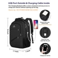thumbnail image 4 of Mochila MATEIN de 15.6 pulgadas para viajar con resistencia al agua, 4 of 9