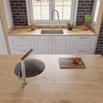 thumbnail image 4 of Pemberly Row Gray 27" x 18" Fireclay Undermount/Drop In Firelcay Kitchen Sink, 4 of 9