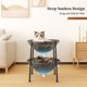 thumbnail image 4 of Cama Doble para Gatos JUNSPOW Gris Transpirable para 2 Gatos, 4 of 6