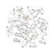 thumbnail image 1 of 50 Piezas Conversor de de Clip de Plata Blanca Plateada Diy Pendiente Sunnimix Clip en convertidor de pendientes, 1 of 8