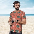 thumbnail image 4 of Wukai Hedgehog Mushroom Print Men's Short-Sleeved Mesh T-Shirt,Quick-Dry Short Sleeve Workout T-Shirt-Medium, 4 of 8