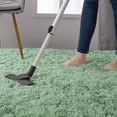 thumbnail image 4 of Dwelke Fluffy Shag Area Rugs Soft Fuzzy Shaggy Rugs for Girls Bedroom Kids Room Carpet Furry Throw Dorm Rug , 5'x8',Mustard Green, 4 of 7