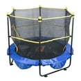 thumbnail image 2 of VEVOR 5ft Kids Trampoline, 60" Indoor/Outdoor Trampoline with Safety Enclosure, Basketball Hoop, and Ocean Balls - Mini Toddler Recreational Trampoline, 2 of 12