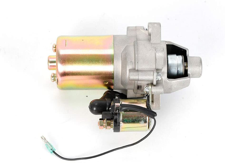 Electric Start Motor Ignition Kit Flywheel Starter Key Switch Coil Fan Cover Shroud Compatible for Honda GX160 GX200 5.5HP 6.5HP 