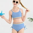 thumbnail image 2 of Girl Swimsuit with Shortss Girls Two Pieces Swimsuit Girl Bathing Suit for Teenagers 11-12 Years, 2 of 5