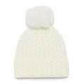 thumbnail image 3 of Madden NYC Women's Embellished Beanie Hat and Scarf Gift Set, 2-Piece, Ivory, 3 of 3