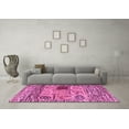 thumbnail image 3 of Ahgly Company Indoor Rectangle Oriental Pink Modern Area Rugs, 8' x 10', 3 of 4