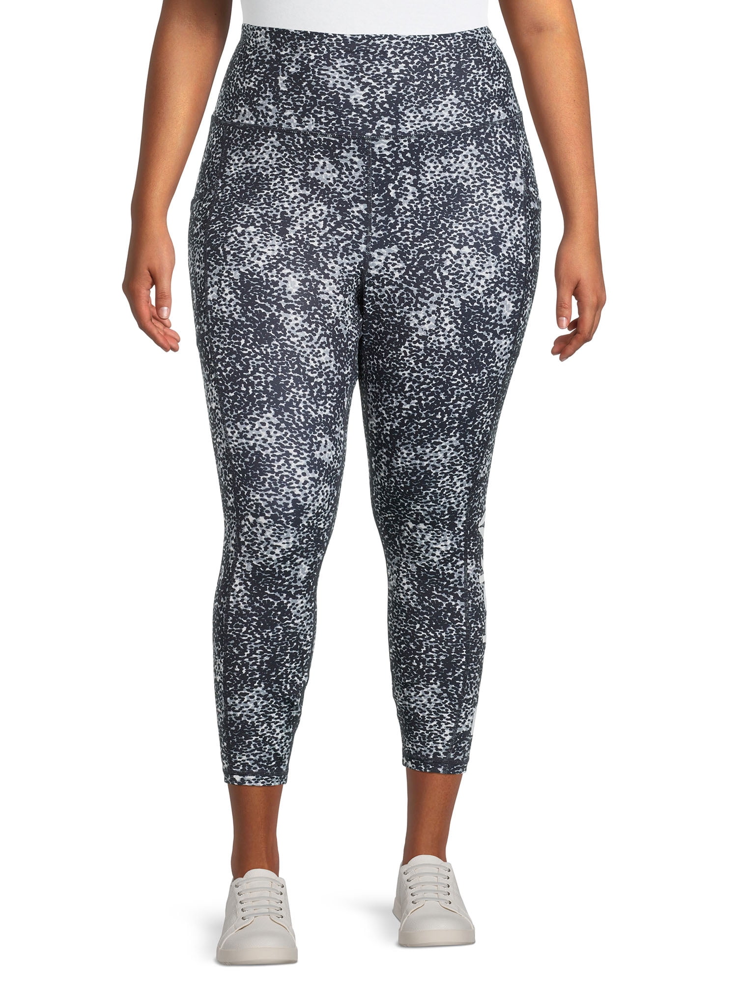 plus size workout leggings with side pockets
