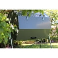 thumbnail image 3 of Jora Composters 106 Gallon Outdoor Dual Chamber Steel Compost Tumbler Bin, 3 of 5