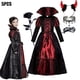 thumbnail image 4 of Disfraz de bruja de vampiro para niña, vestidos de carnaval de fantasía, disfraz de sirena Addams, novia fantasma, Caperucita Roja, 2024, 4 of 5