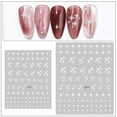 thumbnail image 6 of Kripyery 1 Sheet Nail Sticker Removable Easy to Stick DIY Nail Art Decoration Self-adhesive Cloud Star Pattern Nail Art Decal Salon Accessories, 6 of 7