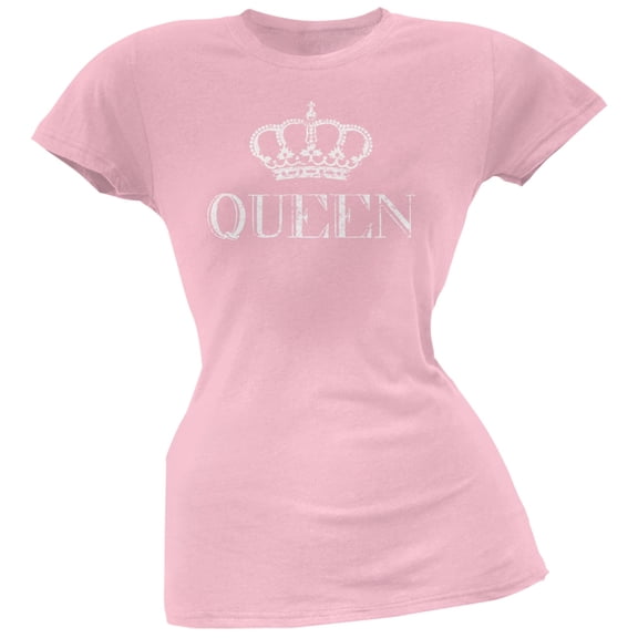 Queen Light Pink Soft Juniors T-Shirt