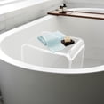 thumbnail image 2 of Miumaeov Modern Acrylic Shower Stool Waterproof U-shaped Backless Bench For Bath Highly, 2 of 12