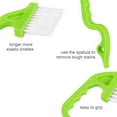 thumbnail image 4 of 2pcs Hand-held Groove Gap Cleaning Tools Door Window Track Kitchen Cleaning Brushes(Green), 4 of 5