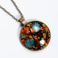 thumbnail image 2 of Thanksgiving Turkey Necklace Personalized Custom Photo Round Pendant Adjustable Stainless Steel Necklaces with Gift Box for Men Women Mothers Valentine's Jewelry Gift, 2 of 6