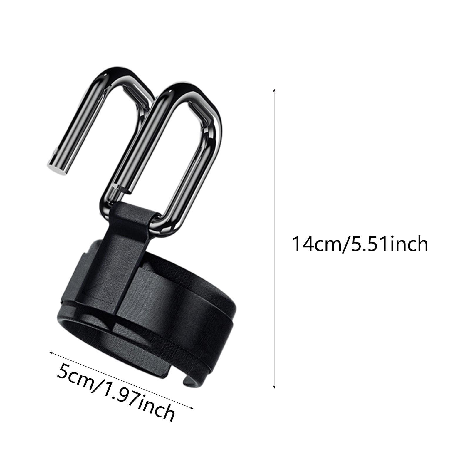 harayaa 2 Pieces Weight ing Hooks Wrist Support Hooks Metal Dead Straps Ergonomic Weight