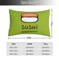 thumbnail image 2 of Naloa Fresh Sushi Pillow Covers, Throw Pillow Case Cushion Covers,Cushion for Bedroom,Couch,Home-16"x24", 2 of 6