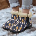 thumbnail image 4 of FUIALDOLG Women Boots Comfortable Ankle Booties Classic Flat Low Heel Booties Hiking Trekking Trail Climbing Shoes Anti-Slip Waterproof Working Outdoor Backpacking Boots, 4 of 8