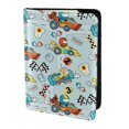 thumbnail image 2 of Pofeuu Cartoon Car Racing Print Travel Document Organizer Passport Holder Men Women for Family (6.5 in x 4.5 in),Wallet Holder Credit Card Clutch Bag Case, 2 of 5