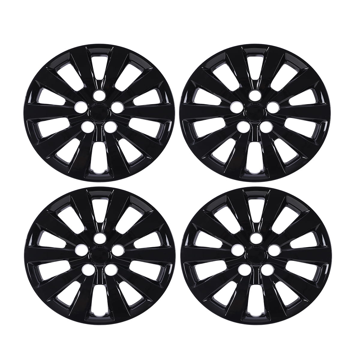 Set Of 4 Phoenix 15" ABS Chrome Trailer Wheel Covers For 5 Lug 4.5" Bolt Circle - QT545CHS