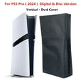thumbnail image 2 of Yibooy Vertical Dust Cover for PS5 Pro 2024 Console Digital/Disc Edition (Black), 2 of 10