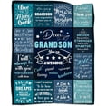 thumbnail image 6 of Grandson Gifts from Grandma - Chirstmas Gifts to Grandson from Grandma and Grandpa - Birthday Gifts for Grandson from Nana - to My Grandson Blanket from Grandma 50''''x60'''', 6 of 6