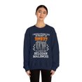 thumbnail image 4 of Push You In Front of Zombies save Belgian Malinois Unisex Sweatshirt S-2XL, 4 of 9