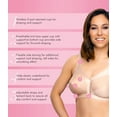 thumbnail image 5 of Exquisite Form 5100548 Fully® Slimming Wireless Full-Coverage Bra with Back Closure & Lace, 5 of 6