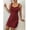 Red, variant on Ekouaer Womens Nightgown Pj Dress for Women Sleeveless U Neck Soft Chemise Sleepwear Cute