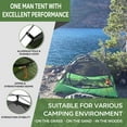 thumbnail image 6 of Tesleader Lightweight 1-Person Backpacking Tent, 3 Season Ultralight Waterproof Camping Tent, Green, 6 of 6