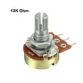 thumbnail image 2 of Unique Bargains WH148 10K Ohm Variable Resistors Single Turn  Carbon Taper Potentiometer, 2 of 3