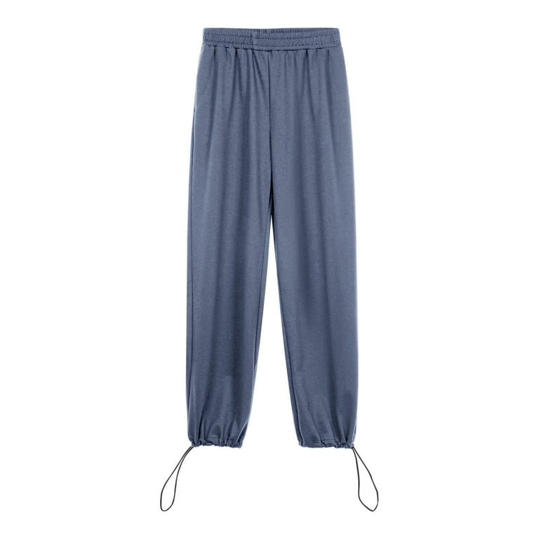 Drawstring Baggy Sweatpants, Blue sweatpants for woman man, blue cotton  pants, Baggy Blue Trousers, Drop crotch pants, baggy clothing -   Portugal