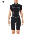 thumbnail image 2 of Trajes de baño para mujer Sueño de manga corta Ultrathin Traje de neopreno profesional Seco rápido Traje de baño caliente para bucear surfing mujer natación / negro M Scienceny OD019361-03, 2 of 7