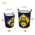 thumbnail image 5 of LNWH Laundry Basket, Fantasy Game Zone Foldable Laundry Hamper With Handles Waterproof, Small, 5 of 8