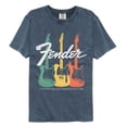 thumbnail image 1 of Fender Guitars Electric Instruments Denim Adult S/S Comfort Color Tshirt L, 1 of 2