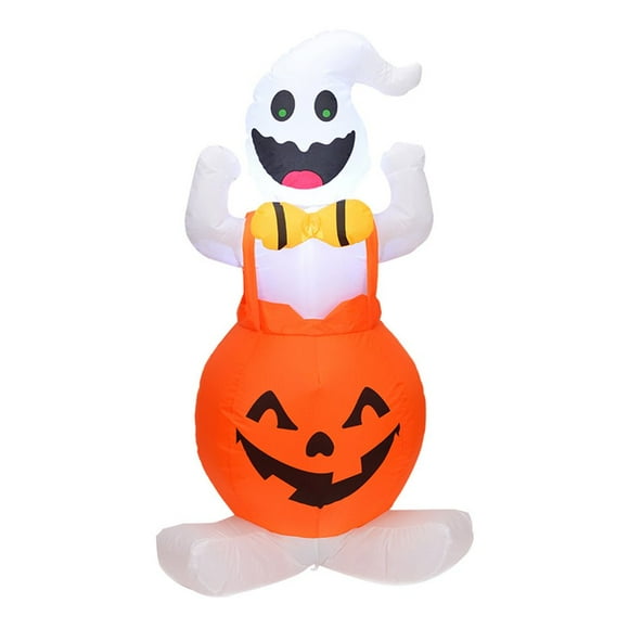 Inflatable Lighting  Strap Pumpkin Ghost Model Ornaments Halloween Decoration