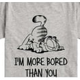 thumbnail image 3 of Garfield - More Bored Than You - Toddler And Youth Short Sleeve Graphic T-Shirt, 3 of 5