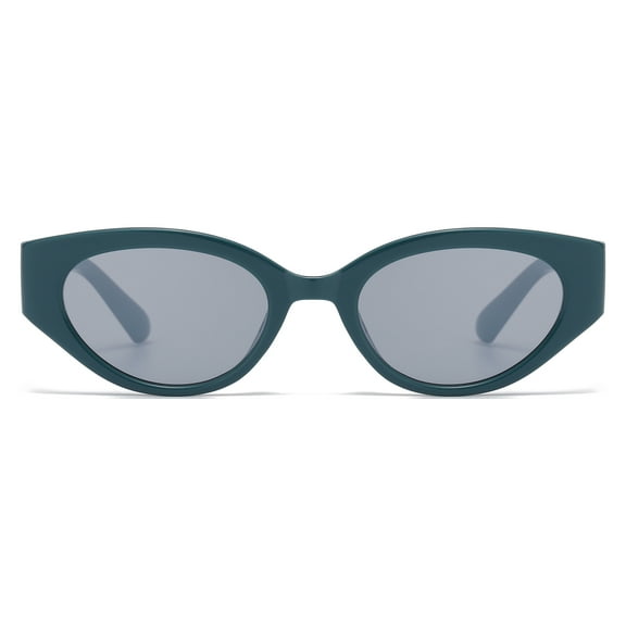 Cyxus Sunglasses for Women Cat Eye Frame UV Protection Retro Fashion Ultralight Frame Ladies Shades（1067 Blue）