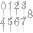 thumbnail image 2 of HOMEMAXS 10Pcs Numbers 09 Cupcake Toppers Cupcake Picks Birthday Party Decorations, 2 of 9