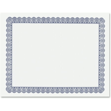 - Geographics, GEO20008, Conventnl Blue Printable Certificates, 50 / Pack, Blue