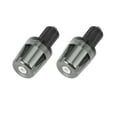 thumbnail image 1 of Unique Bargains Pair Universal 17mm Aluminum Alloy Hand Grips Handlebar End Caps Plug Bar End Replacement for Motorcycle, 1 of 7