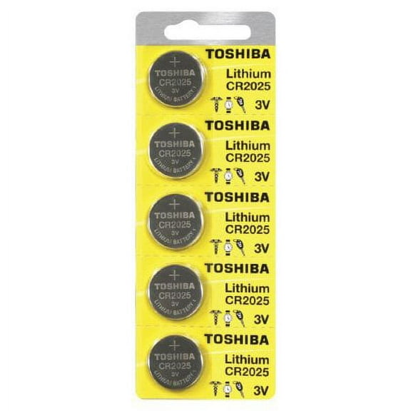 Toshiba CR205 Lithium 3 Volt Battery Five Strip