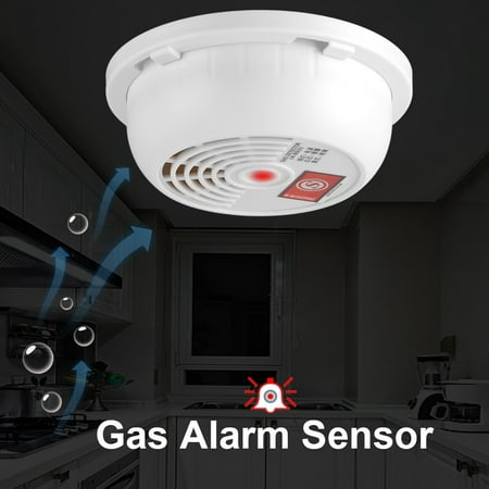 Gas Leak Alarm,Ymiko Natural Gas Leak Alarm Warning Sensor Detector Home Security Tool with Indicator (Best Natural Gas Detector For Home Safety)