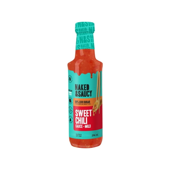 Naked & Saucy Low Sugar Sweet Chili Sauce, 296mL